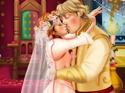 アンナの結婚式のキス