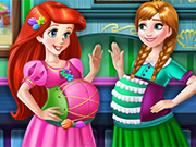 Play Ariel And Anna Pregnant Bffs