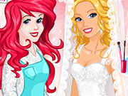 Play Ariel as Barbie's Wedding Stylist