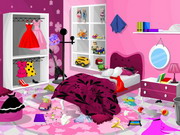 Play Barbie Bedroom Clean