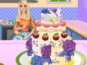 Play Barbie Cooking Cake