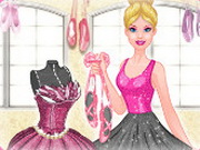 Play Barbie in Pink Shoes Designer