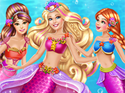 Play Barbie Mermaid Coronation