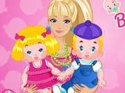 Play Barbie Twins Babysitter