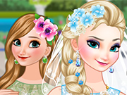 Play Bride Elsa and Bridesmaid Anna