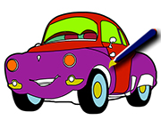 Play Cartoon Cars Coloring