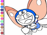 Play Doraemon Butterfly Coloring