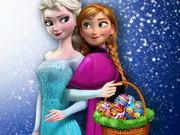 Play Elsa and Anna Eggs Painting