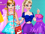 Play Elsa and Anna Fashion Rivals