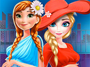 Play Elsa And Anna Pregnant Mall Shopping