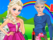 Play Elsa and Jack Romatic Date