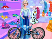 Play Elsa And Olaf Bike Decor