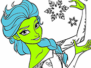 Play Elsa Frozen Coloring