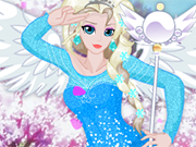 Play Elsa in Anime World