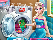 Play Elsa Laundry Day