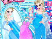 Play Elsa Pregnant Shopping Clothes