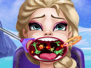 Play Elsa Throat Doctor