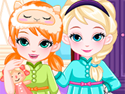 Play Frozen Baby Sisters Bedtime
