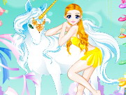 Play Fairy and the Unicorn Dressup
