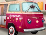 アイスクリーム車を修正