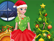 Play Frozen Elsa Christmas Dress Up
