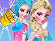 Play Frozen Elsa Ice Bucket Makeover