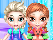 Play Frozen Sisters Washing Toys