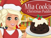 Play Mia Cooking Christmas Pudding