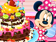 Play Minnie Mouse Chocolate Cake