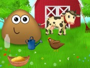 Play Pou at the Farm