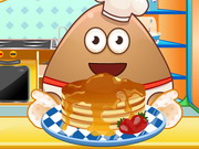 Play Pou Cooking Pancakes