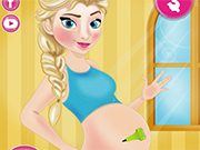 Play Pregnant Elsa day care