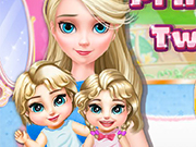 Play Princess Elsa Twins Care
