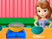 Play Sofia Cooking Vegetables