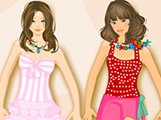 Play Sunbathing with BFF Dress Up