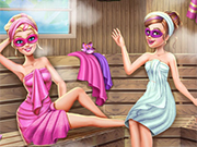 Play Super Barbie Sauna Realife