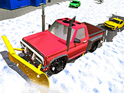 Play Winter Snow Plow Jeep Driving
