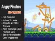 Play Angry Finches Funny HTML5 Game