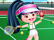 Play Baby Hazel Tennis Dressup