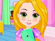 Play Baby Rapunzel's Gaming Day