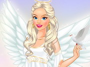 Play Barbie Angel Dressup