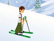 Play Ben 10 Downhill Skiing