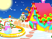 Play Christmas House Decorating