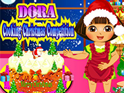 Play Dora Cooking Christmas Cake