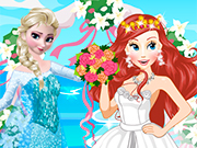 Play Elsa at Ariel Wedding