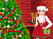 Play Elsa Christmas House Prep