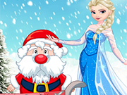 Play Elsa Helps Santa