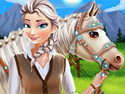 Play Elsa Horse Caring