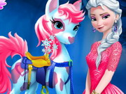 Play Elsa Pony Caring