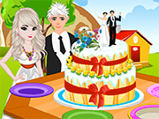 Play Elsa Princess Wedding Cake